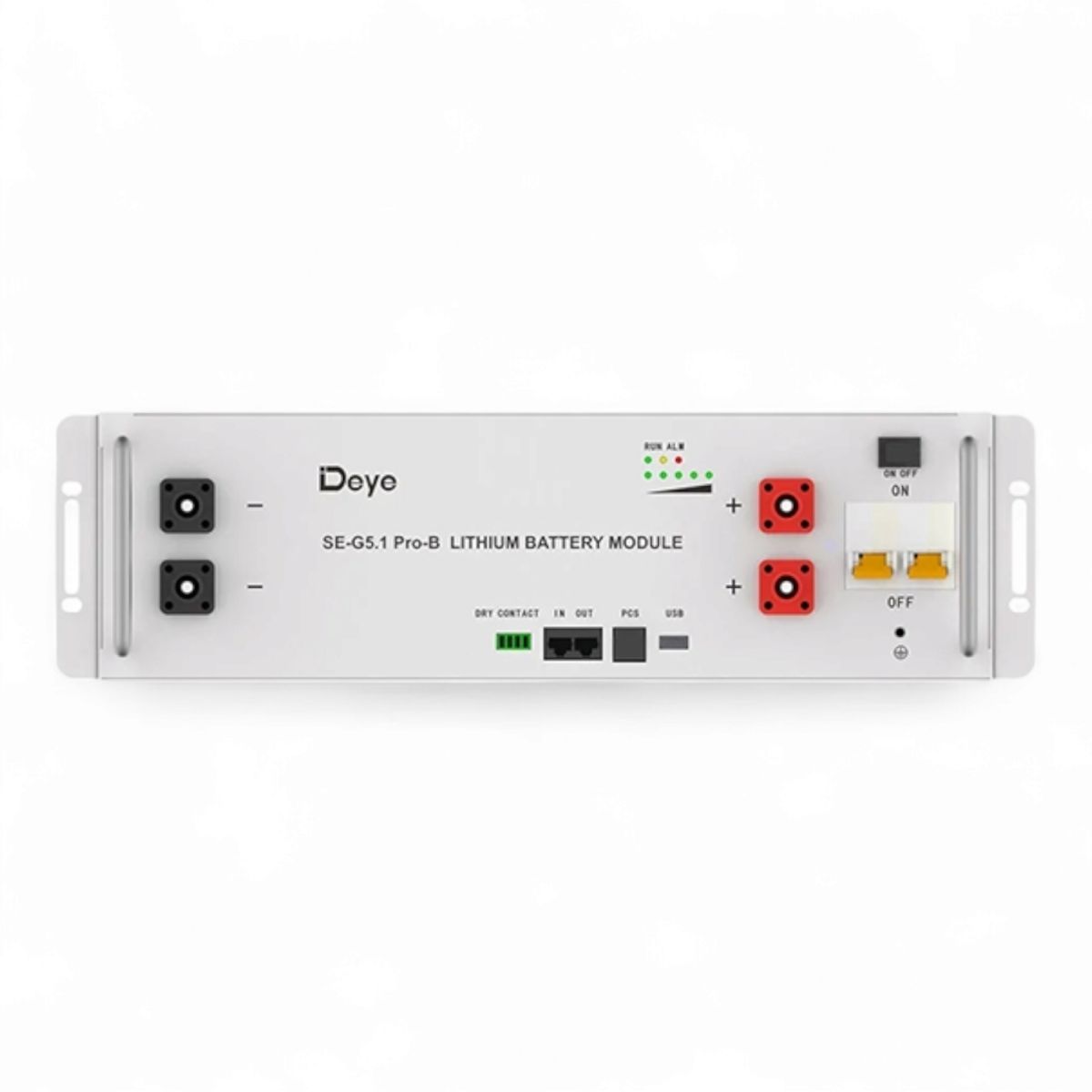 Акумуляторна батарея зазалізо фосфатна LiFePO4 DEYE SE-G5.1Pro-B (5.12 кВт/год, 100 А/год, 51.2 В)