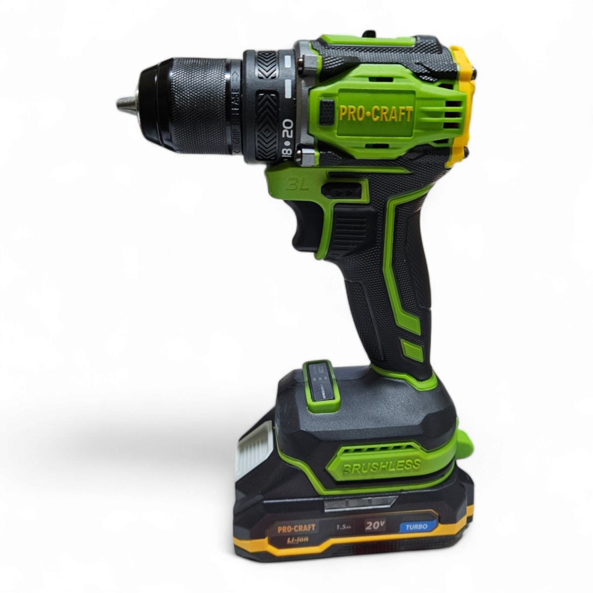 Шуруповерт аккумуляторный бесщеточный Procraft PA18Pro Германия