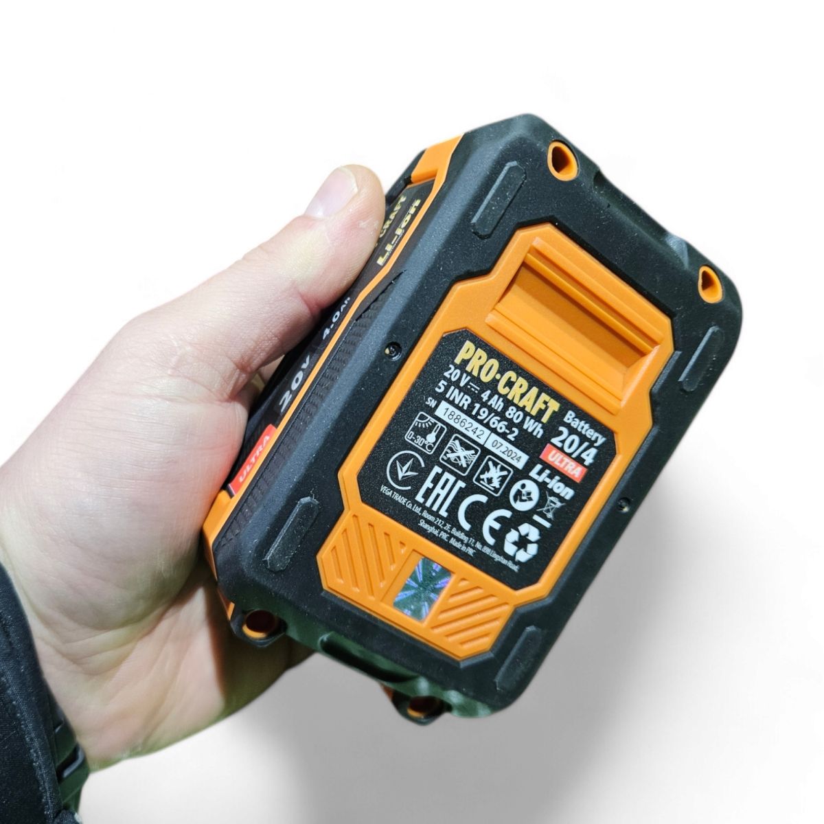 Акумулятор батарея Procraft Battery 20/4 Ultra (20В, 4 А·год) Німеччина