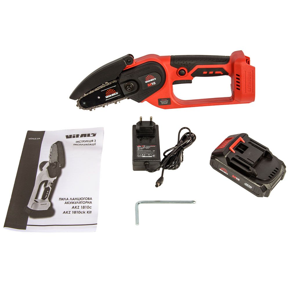 Акумуляторна пила Vitals AKZ 1810ck Kit