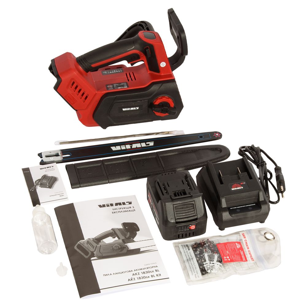 Акумуляторна пила Vitals AKZ 1830sx BL Kit
