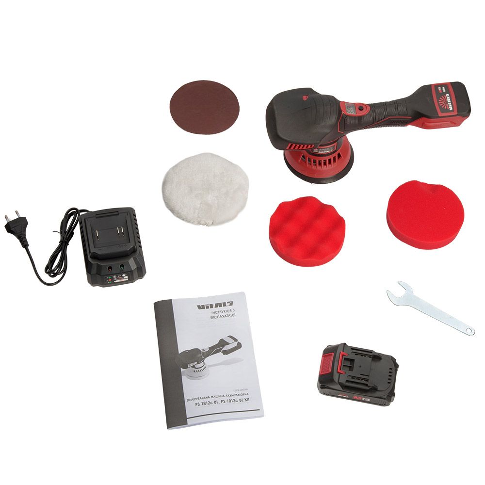 Полірувальна машинка акумуляторна М18 Vitals Master PS 1812c BL Kit