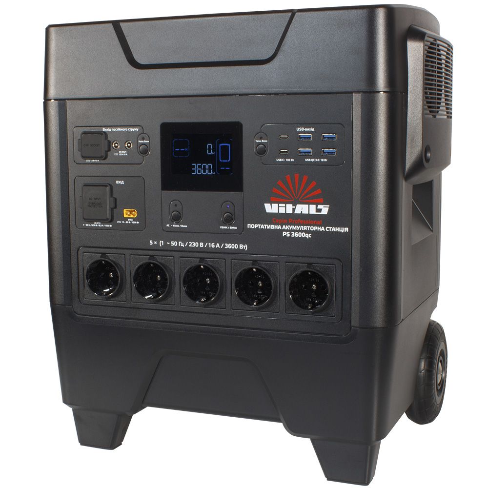 Зарядная станция Vitals Professional PS 3600qc 4300Вт ecoflow 4,3 кВт