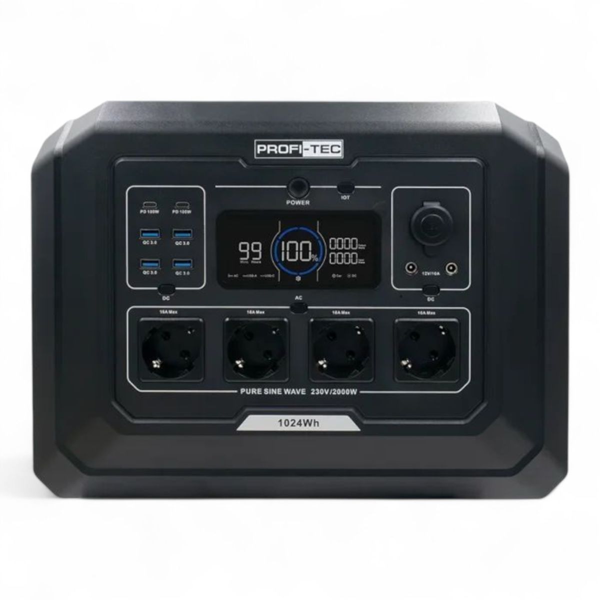 Зарядная станция PROFI-TEC PPS2000 LiFePO₄ 2000 Вт ecoflow 2.0кВт