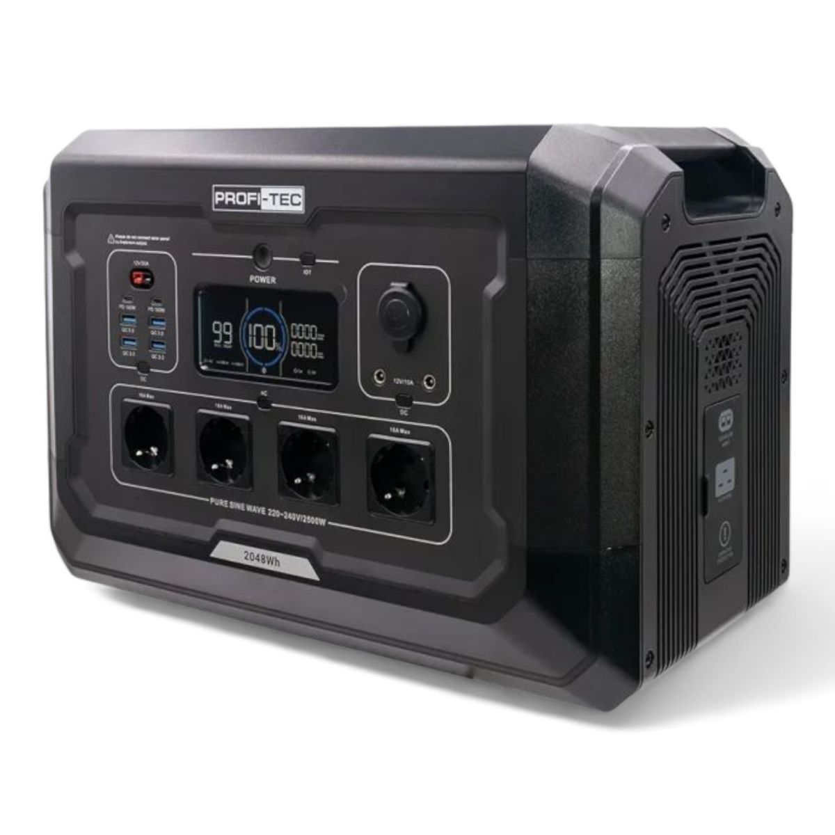 Зарядная станция PROFI-TEC PPS2500 LiFePO₄ 2500 Вт ecoflow 2.5кВт