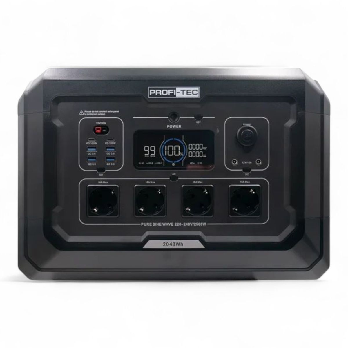 Зарядная станция PROFI-TEC PPS2500 LiFePO₄ 2500 Вт ecoflow 2.5кВт
