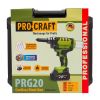 Заклепувальний акумуляторний пістолет Procraft PRG20 (з 2 акб та зп)