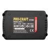 Заклепувальний акумуляторний пістолет Procraft PRG20 (з 2 акб та зп)