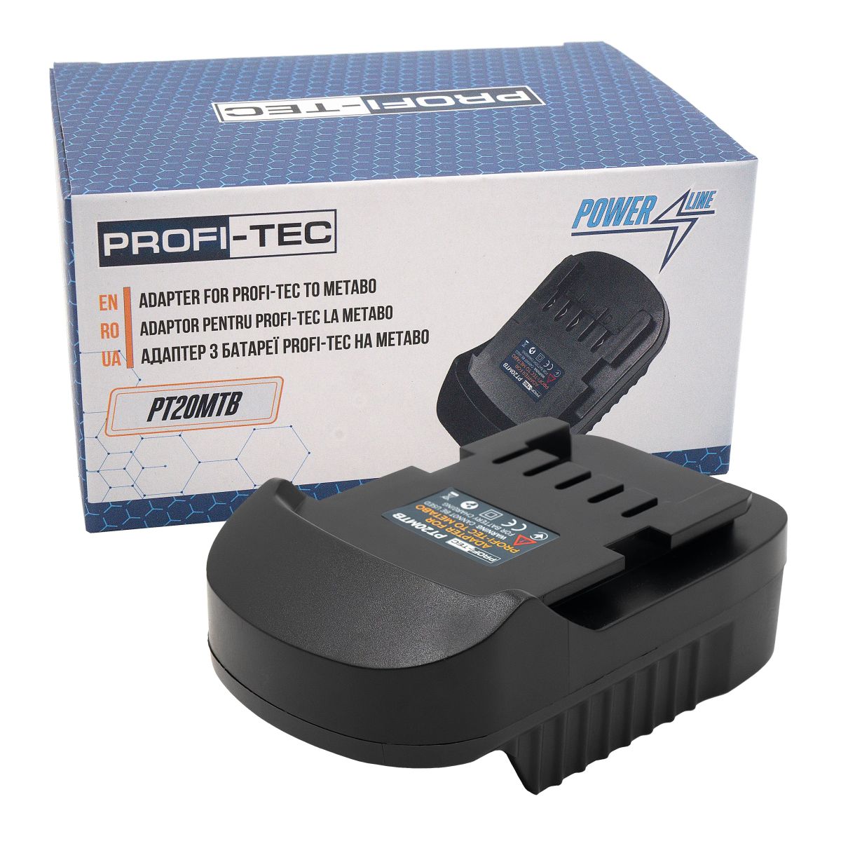 Адаптер PROFI-TEC PT20MTB з батареї Makita на Metabo