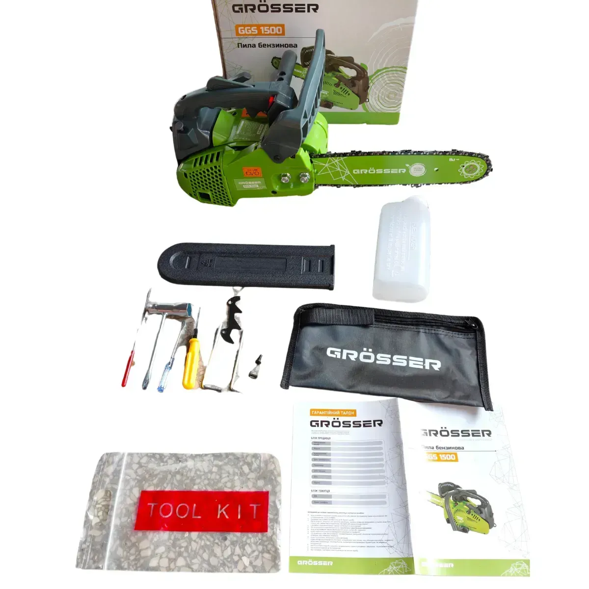 Бензопила Grosser GGS 1500