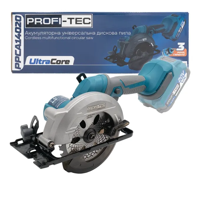 Дискова пила акумуляторна PROFI-TEC PPCA14020 UltraCore без АКБ та ЗП