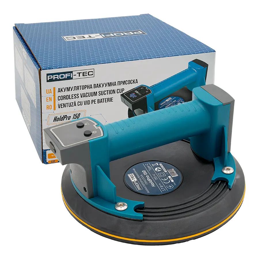 Присоска вакуумна акумуляторна PROFI-TEC HoldPro 150