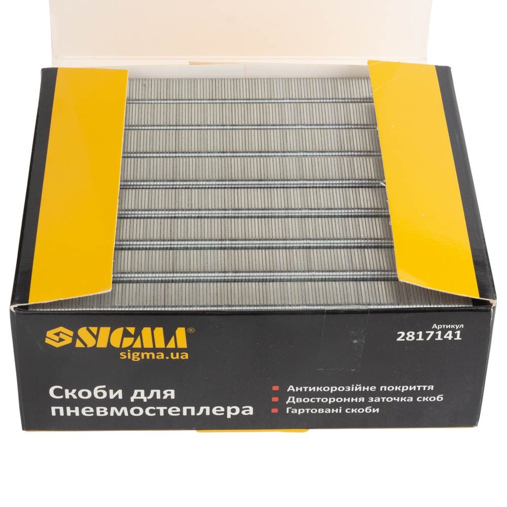 Скобы для пневмостеплера 14×12.8мм 5000шт SIGMA 2817141