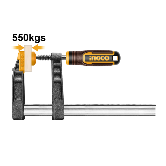 Струбцина столярна тип-F 140х1000 мм INGCO INDUSTRIAL HFC021404