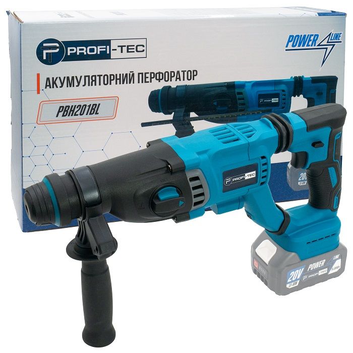 Перфоратор аккумуляторный PROFI-TEC PBH201BL POWERLine без акб