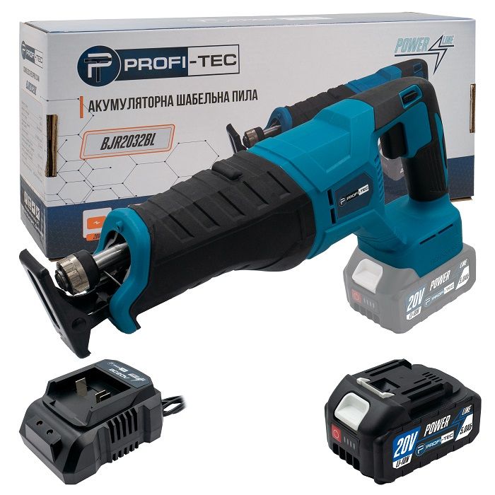 Сабельная пила аккумуляторная PROFI-TEC BJR2032BL POWERLine