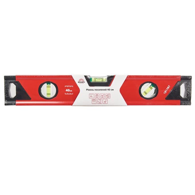 Рівень 40 см 3 капсули 1,2 мм Vitals Master 181787