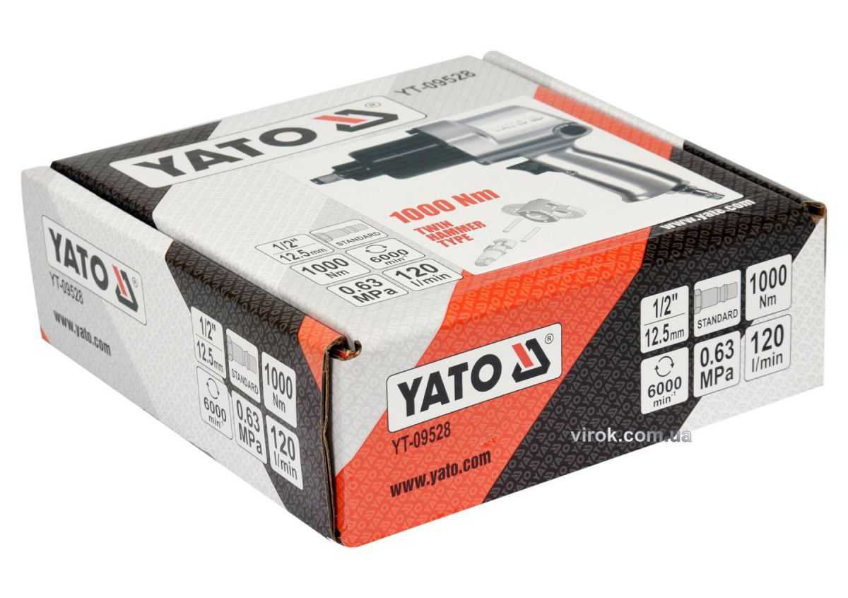 Гайковерт пневматичний ударний YATO YT-09528