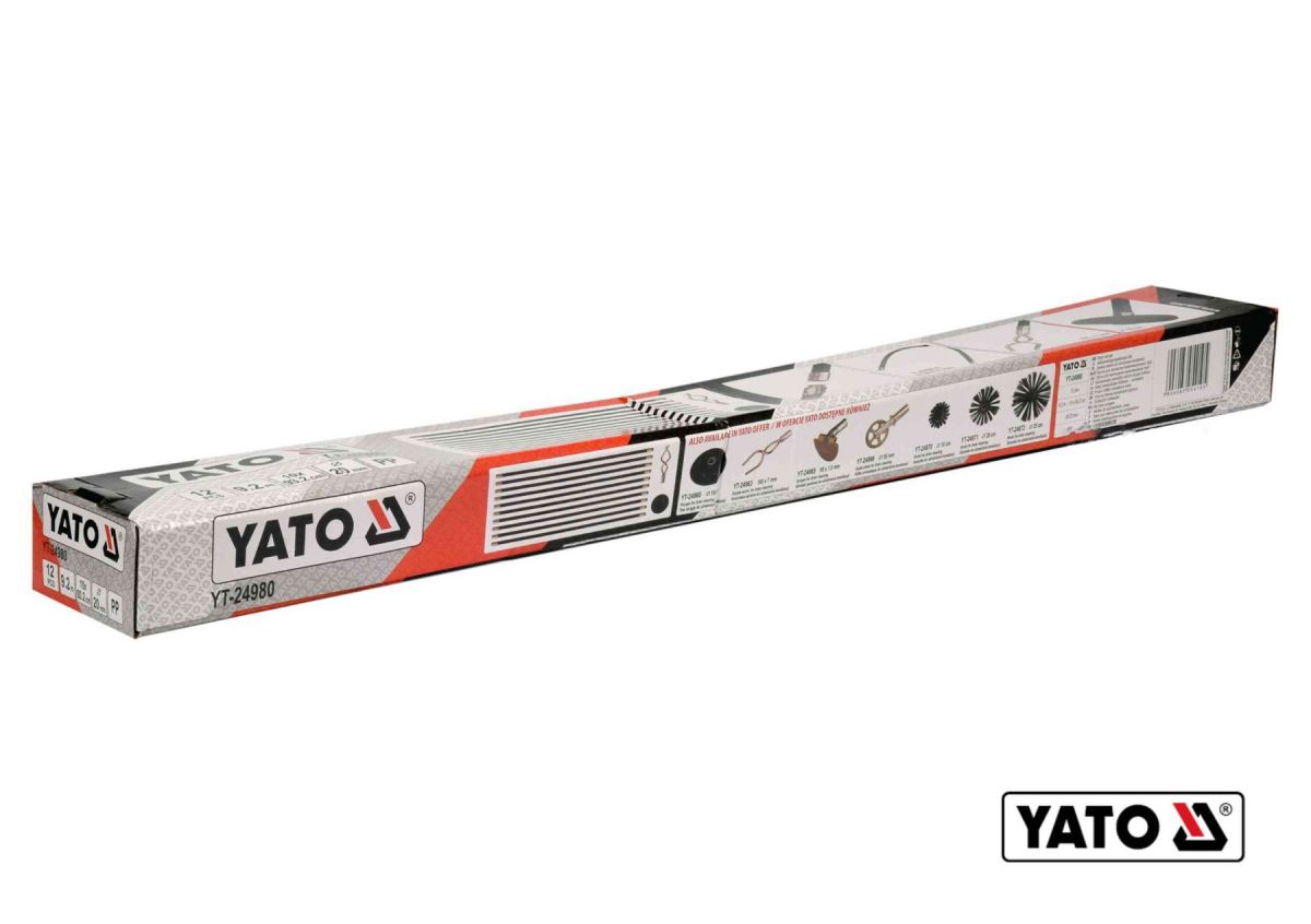 Прути гнучкі для очищення каналізації YATO YT-24980