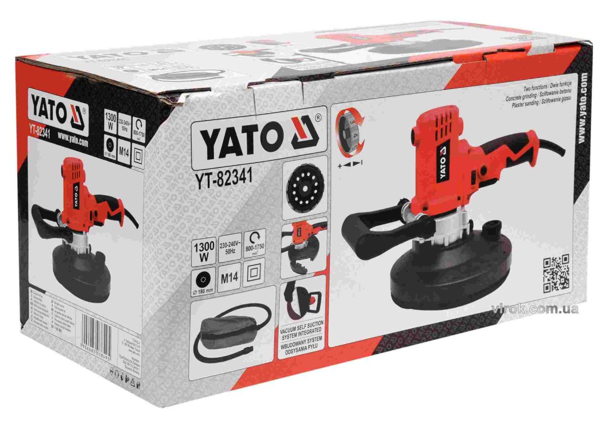 Шліфувальна машина для бетону YATO YT-82341